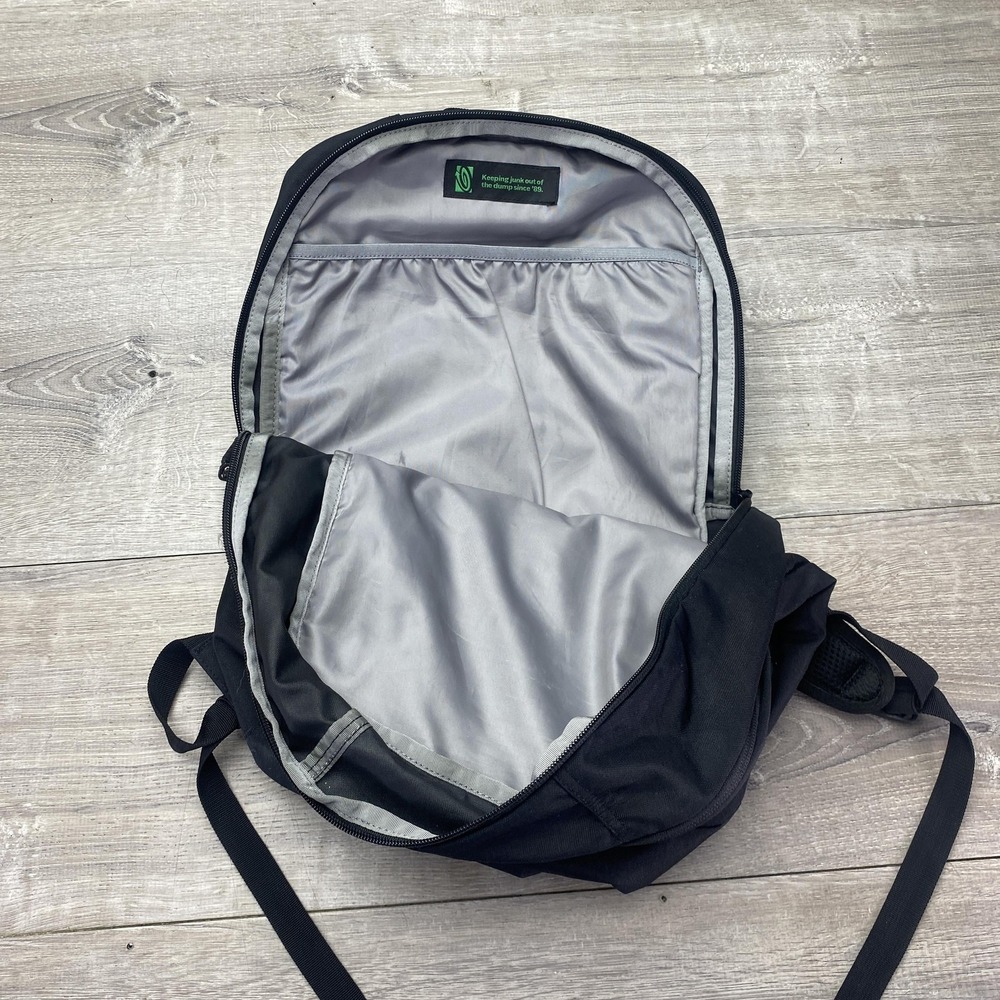 Timbuk2 Laptop Backpack 19 Inch Black Polyester Mens Commuter Bag Ventilated - Picture 11 of 12